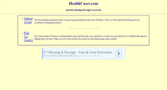 Desktop Screenshot of healthcases.com